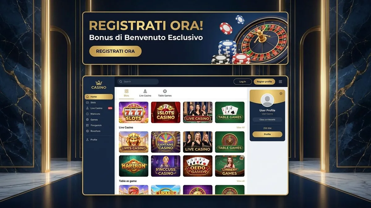 Registrazione con bonus